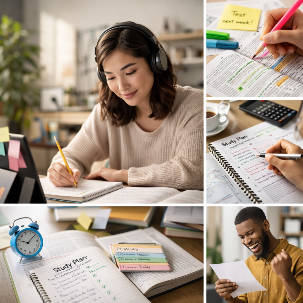 How to Excel in Exams: Study and Performance Strategies